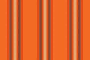 Lrder pattern vertical seamless, infinity fabric stripe. Tedroom lines background textile texture in orange and red colors. vector