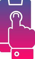 Touchscreen Creative Icon Symbol Art Sign vector