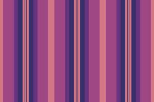 Elegant vertical stripes in dusty rose, purple, and indigo create a sophisticated textile design. Perfect for fashion, interiors, and branding, this seamless pattern evokes calm and style. vector