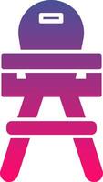High Chair Creative Icon Symbol Art Sign vector
