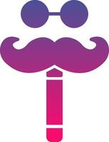 Moustache Creative Icon Symbol Art Sign vector