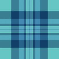 Seamless teal and navy plaid pattern. Perfect for textile design, website backgrounds, or fashion projects. A sophisticated and calming texture, this image evokes feelings of tranquility and style. vector