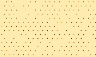 a yellow and brown polka dot pattern on a white background vector