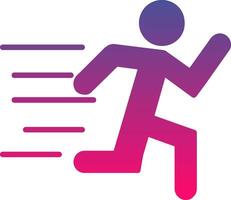 Running Creative Icon Symbol Art Sign vector