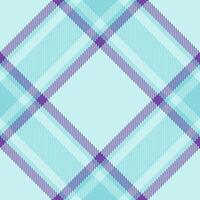Home background textile tartan, cowboy fabric pattern texture. String plaid check seamless in light and cyan colors. vector