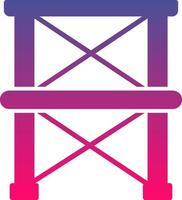Scaffolding Creative Icon Symbol Art Sign vector