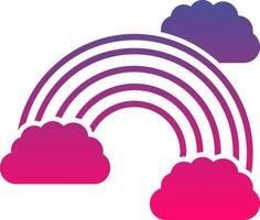 Rainbow Creative Icon Symbol Art Sign vector