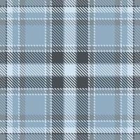Elegant blue and gray plaid pattern. Perfect for textile design, apparel, or website backgrounds. Subtle texture adds visual interest. vector