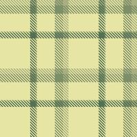 Subtle green and beige plaid pattern. Perfect for textile design, website backgrounds, or crafting projects. Evokes a sense of calm and understated elegance. vector