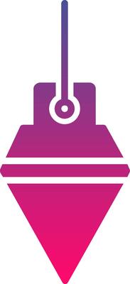 Plumb Bob Creative Icon Symbol Art Sign