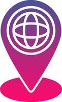 Geospatial Technology Creative Icon Symbol Art Sign vector