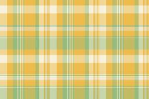 Pretty background textile pattern, rug fabric tartan seamless. Cowboy plaid texture check in amber and light colors. vector