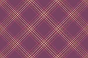 Elegant diagonal plaid pattern in muted mauve and beige tones. Perfect for textile design, website backgrounds, or stylish branding. Subtle texture adds visual interest. vector