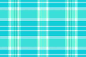 Vibrant turquoise and mint plaid pattern. Perfect for textile designs, website backgrounds, or cheerful branding. This seamless texture evokes feelings of freshness and summer. vector