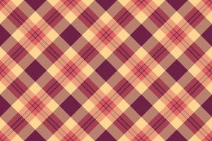 Elegant diagonal plaid pattern in warm autumnal tones. Perfect for textile design, fallthemed projects, or adding a touch of classic style to your work. vector