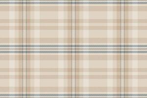 Subtle neutral plaid pattern in beige and gray tones. Perfect for textile designs, website backgrounds, or stationery. Evokes feelings of calm and sophistication. vector