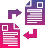 Data Transfer Creative Icon Symbol Art Sign vector