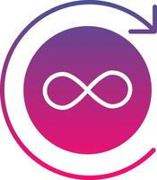 Infinite Creative Icon Symbol Art Sign vector