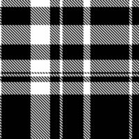 Stylish black and white plaid pattern. Perfect for textile design, fashion, and website backgrounds. This bold graphic offers a timeless, versatile aesthetic. vector