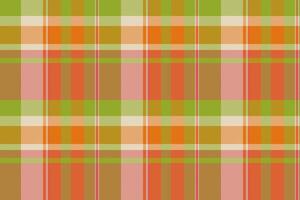 1960s background texture textile, jpg plaid fabric seamless. Domestic check pattern tartan in lime and red colors. vector