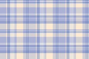 Girl check textile , mid seamless fabric plaid. Mosaic tartan background texture pattern in light and papaya whip colors. vector