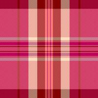 Creation texture tartan textile, buffalo pattern plaid background. Square check seamless fabric in red and pink colors. vector