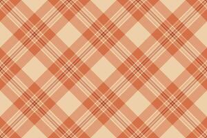 Subtle peach and coral diagonal plaid pattern. Perfect for textile design, website backgrounds, or fallthemed projects. Elegant and versatile, this seamless texture evokes warmth and comfort. vector