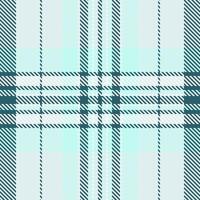Elegant teal and white plaid pattern. Perfect for textile design, website backgrounds, or stationery. Subtle texture and calming color palette evoke serenity and sophistication. vector