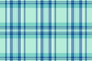 Serene teal and blue plaid pattern. Perfect for textile design, fashion, or website backgrounds. This calming, geometric image evokes feelings of tranquility and order. vector