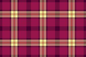 Elegant crimson and cream plaid pattern. Perfect for textile design, website backgrounds, or wrapping paper. This timeless design evokes warmth and sophistication. vector