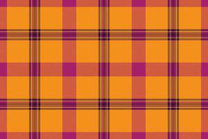 Vibrant orange and purple plaid pattern. Perfect for textile designs, fallthemed projects, or adding a touch of autumnal style to websites and marketing materials. vector
