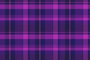 Menu tartan fabric texture, party plaid pattern . Greeting textile check seamless background in violet and blue colors. vector