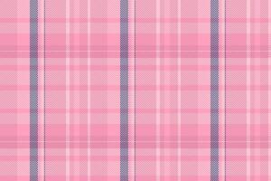 Contour background pattern texture, screen fabric plaid . Guy seamless tartan textile check in light and pink colors. vector
