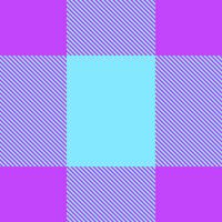 Minimal textile check , tradition fabric pattern seamless. Ethnicity background texture plaid tartan in purple and cyan colors. vector
