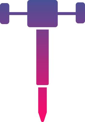 Driller Creative Icon Symbol Art Sign