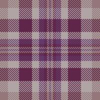 a plaid pattern in purple and white vector