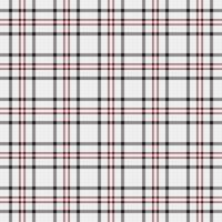 Pastel plaid texture check, top textile tartan. Rug background fabric seamless pattern in white and black colors. vector