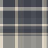 Basic background check , styling tartan textile plaid. Fashion seamless fabric pattern texture in pastel and stone grey colors. vector