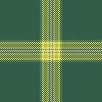 a green and yellow plaid pattern vector