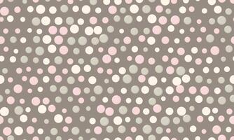 a gray and pink polka dot pattern on a gray background vector