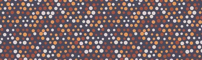 a pattern of dots in orange, brown and gray vector