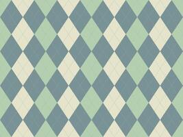 Elegant argyle pattern in soft pastel hues. Perfect for backgrounds, website design, or textile prints. This classic design offers a sophisticated and timeless aesthetic. vector