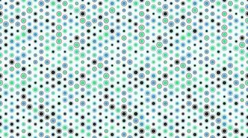 a green and blue polka dot pattern on a white background vector