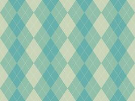 a blue and green argyle pattern background vector