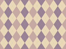 Elegant argyle pattern in muted pastel tones. Perfect for backgrounds, textiles, or adding a touch of sophisticated vintage style to your designs. vector