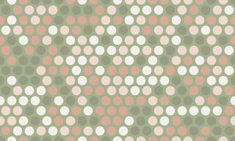 a green and pink polka dot pattern vector