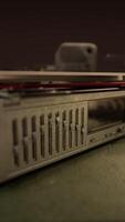 Old computers from the 80s in an abandoned computing center video