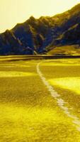 Aerial View of Great Ocean Road at Sunset video