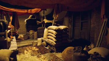 Exploring the vibrant atmosphere of the old national African bazaar in daylight video