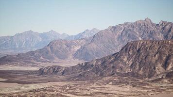 Aerial View of Mountain Range video
